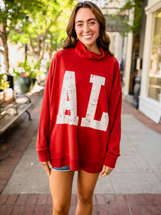 University of Alabama Gameday Mock-Neck Sweatshirt