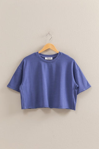 SS boxy cropped tee