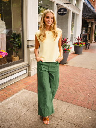 Cap shoulder top