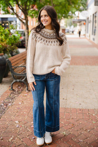 Fair Isle pattern sweater