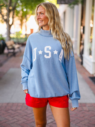 Oversized reversible sweatshirt