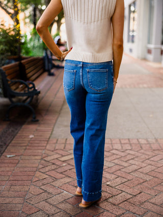 MR drawstring jeans