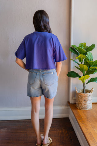 SS boxy cropped tee