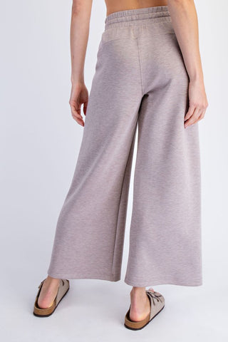 cropped wide pants