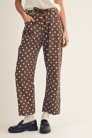 Polka dot pants