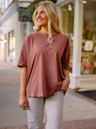 Mineral wash SS tee