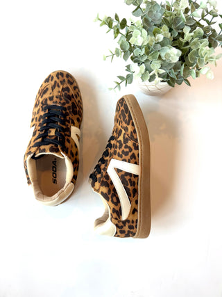 Cheetah print sneaker
