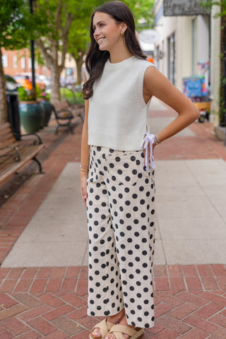 Polka dot pants