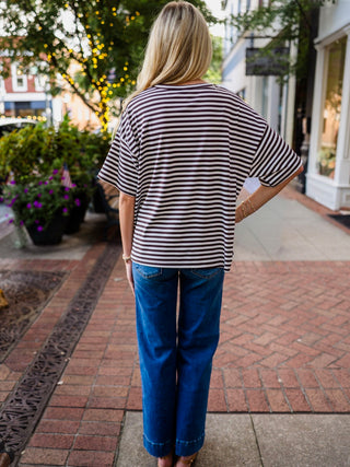 SS oversized stripe top