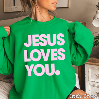 JESUS LOVES YOU pullover