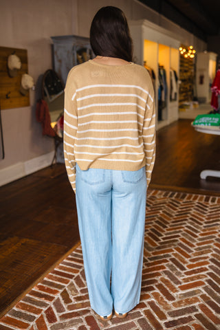 LS stripe LW sweater