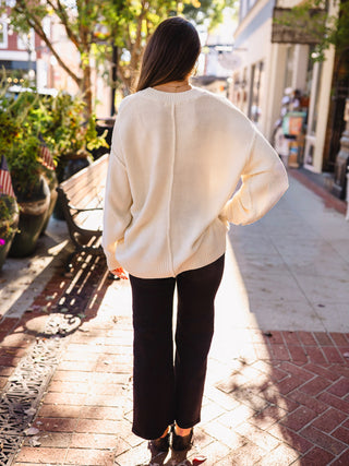 Textured oversized knit cardigan
