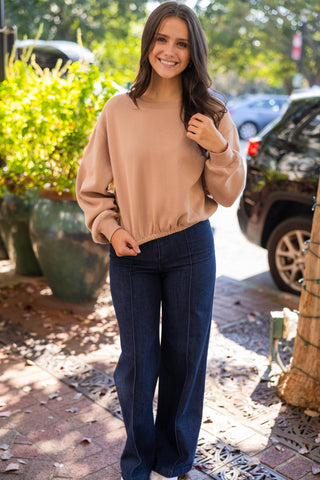 Dark taupe pullover