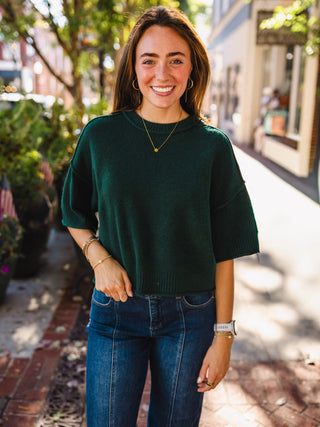 Crew neck SS sweater