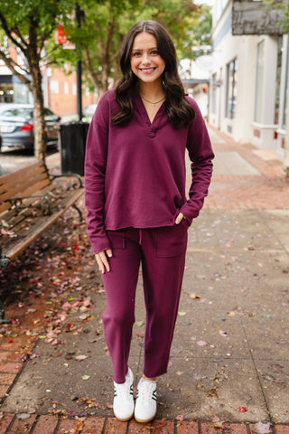 LS henley pullover