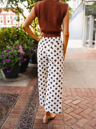 Polka dot pants