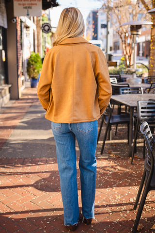 Tan suede jacket
