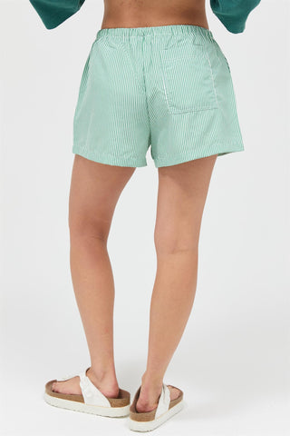Striped Drawstring shorts
