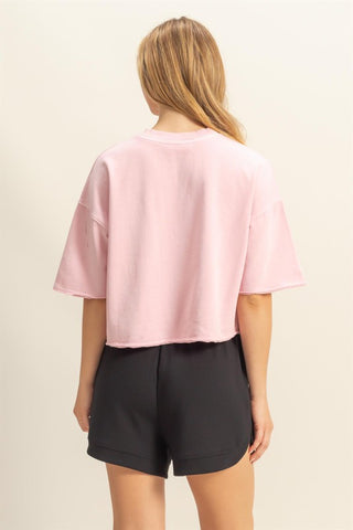 SS boxy cropped tee