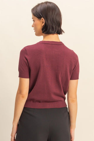 SS button front cardigan