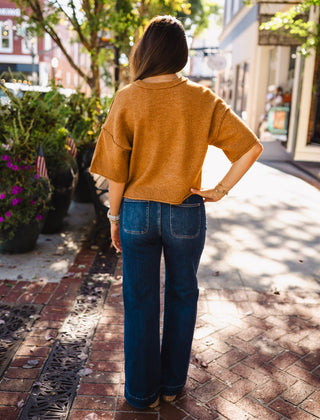 Crew neck SS sweater