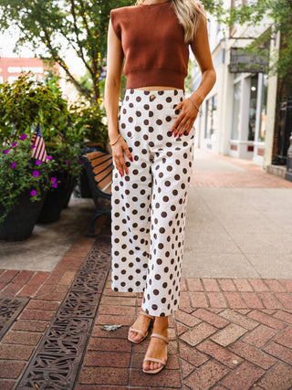 Polka dot pants