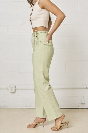 Lia tie waist pants