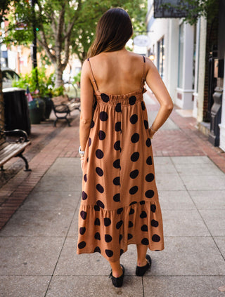 Toast polka dot midi dress