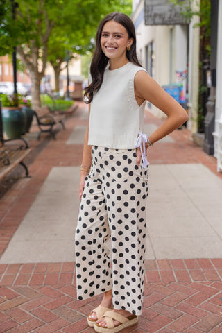 Polka dot pants