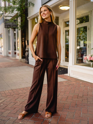 Espresso modal pants