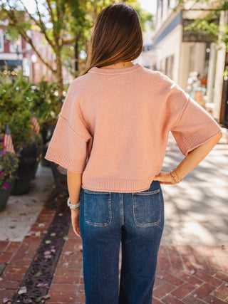 Crew neck SS sweater