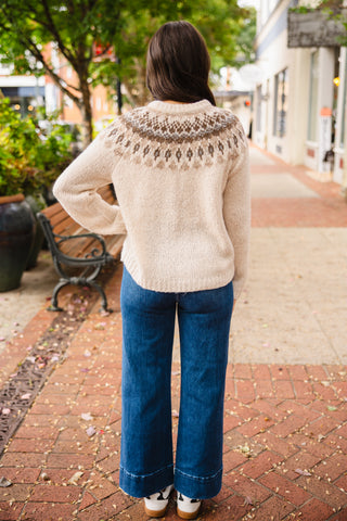 Fair Isle pattern sweater