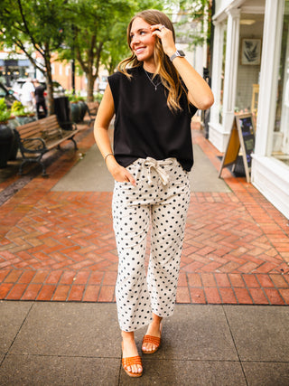 Polka dot pants
