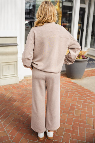 Mock neck pullover