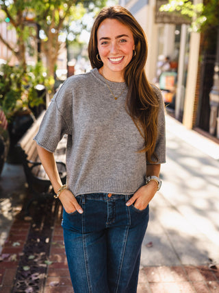 Crew neck SS sweater