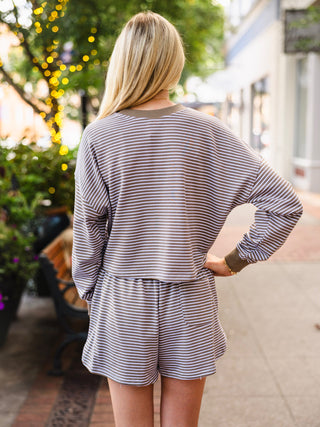 Boardwalk stripe shorts