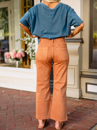 Bakers brown HR cropped jeans