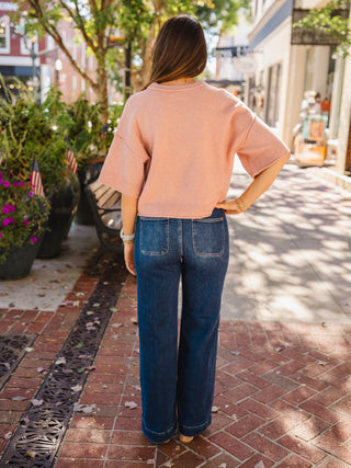 Crew neck SS sweater