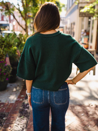Crew neck SS sweater