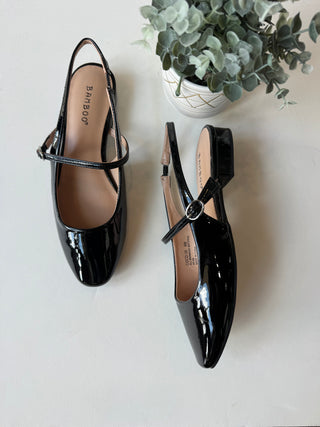 Coco sling back mary jane flats