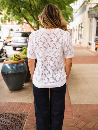 Lemon embroidery sweater