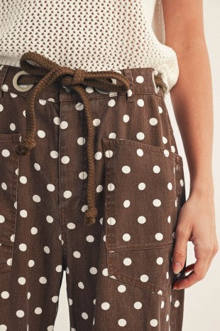 Polka dot pants