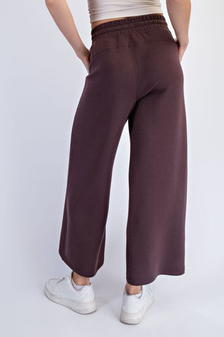 cropped wide pants