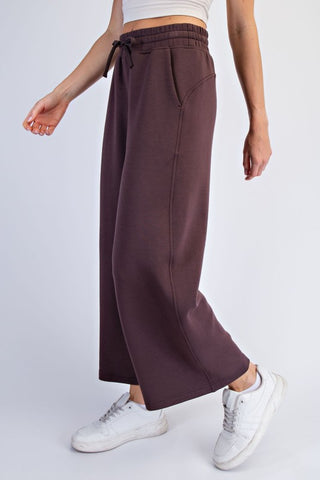 cropped wide pants