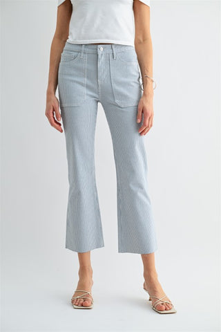 Light blue stripe pants 