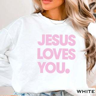 JESUS LOVES YOU pullover