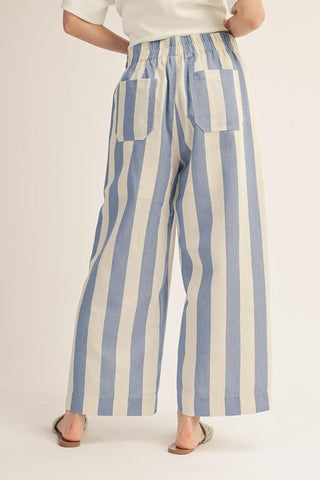 Bold Stripe Wide Leg Pants