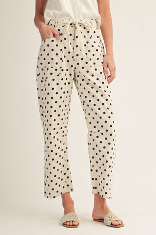 Polka dot pants